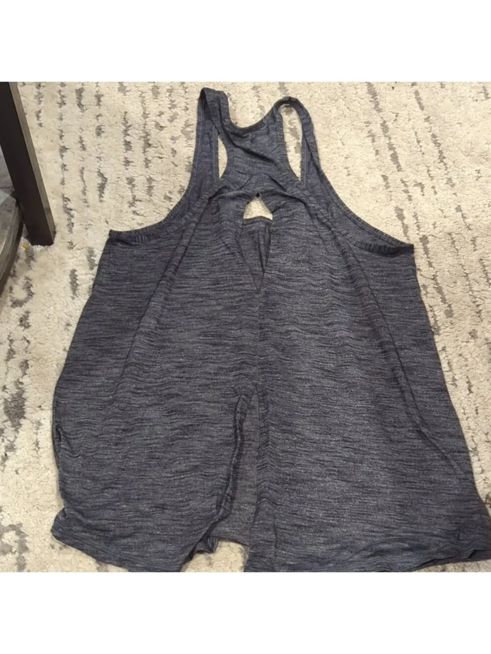 Lululemon Salute the Sun Tank Heathered Black